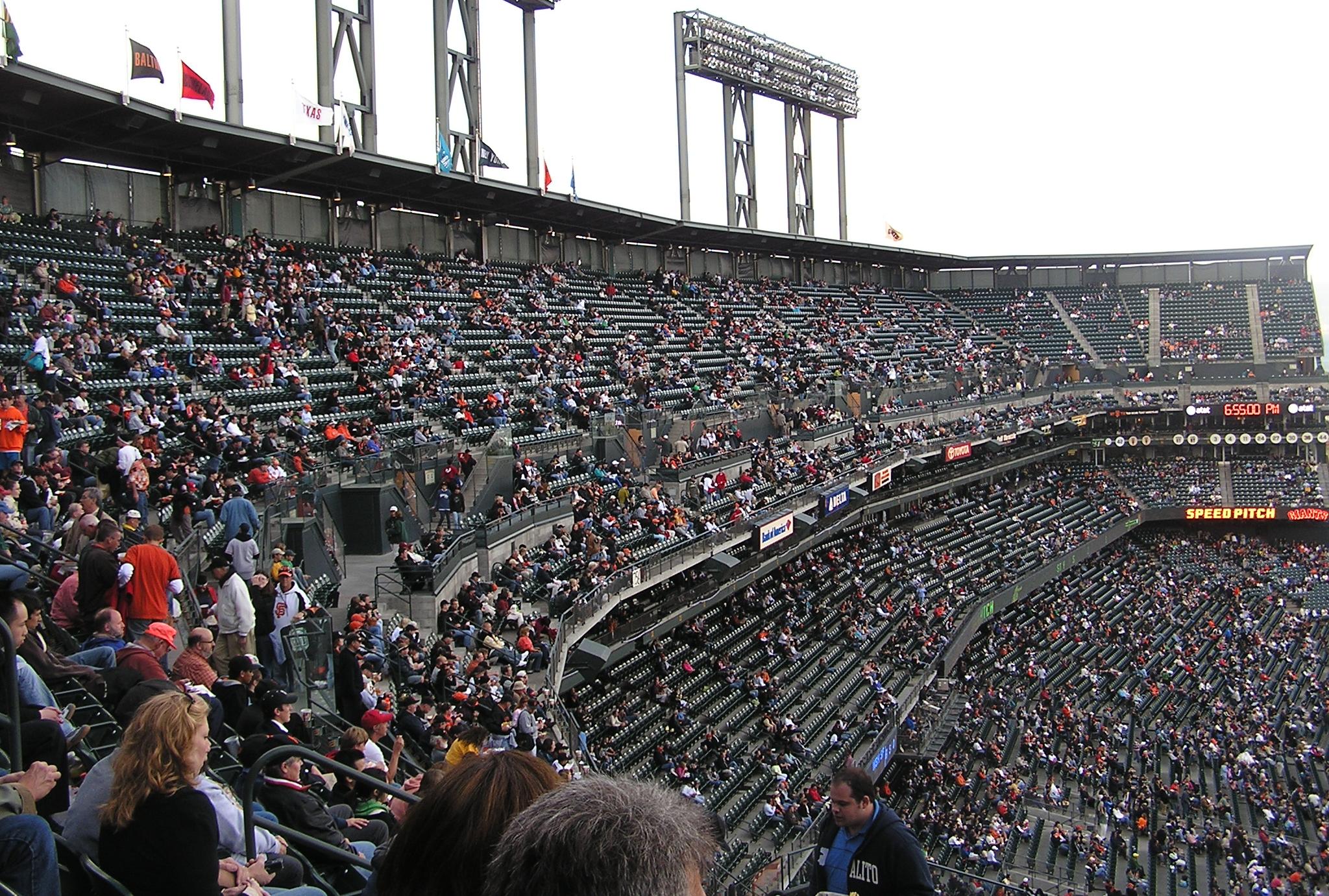 Looking at the 3rd base stands - AT&T Park